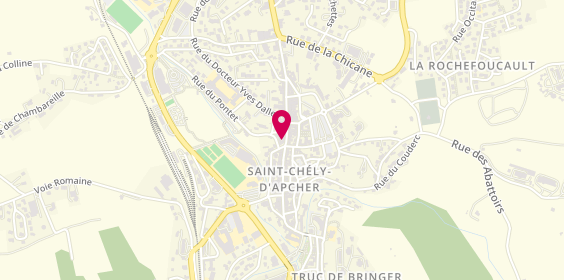 Plan de Sg, 2 avenue de la Gare, 48200 Saint-Chély-d'Apcher