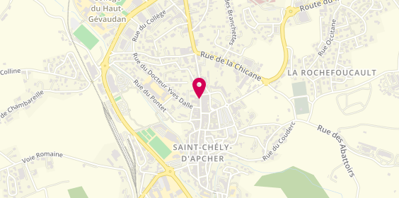 Plan de Caisse d'Epargne, 119 Rue Théophile Roussel, 48200 Saint-Chély-d'Apcher