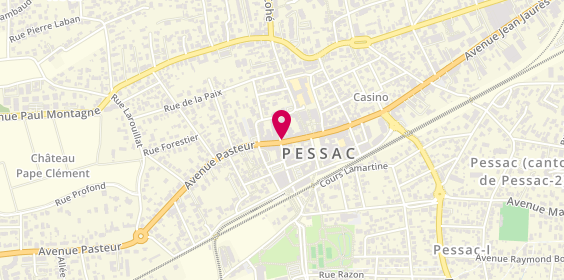 Plan de Bnp Paribas, 38 avenue Pasteur, 33600 Pessac