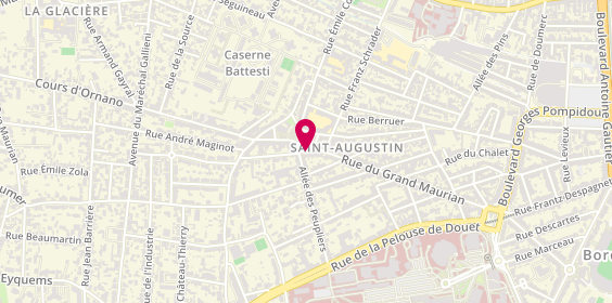 Plan de Agence Saint Augustin, 8 Bis Place de l'Eglise, 33000 Bordeaux
