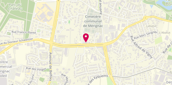 Plan de Agence Mérignac 4 Chemins, 237 avenue de la Marne, 33700 Mérignac