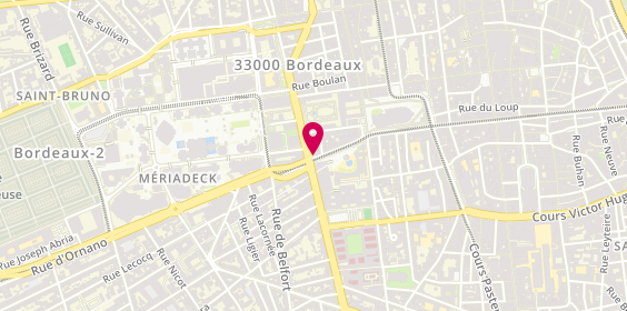 Plan de Agence Palais de Justice, 56 Cr d'Albret, 33000 Bordeaux