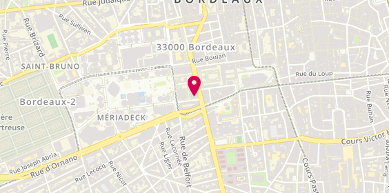 Plan de BNP Paribas - Bordeaux Cours d'Albret, 33-41 Cr d'Albret, 33000 Bordeaux