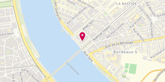 Plan de Bordeaux Bastide, 4 place de Stalingrad, 33100 Bordeaux