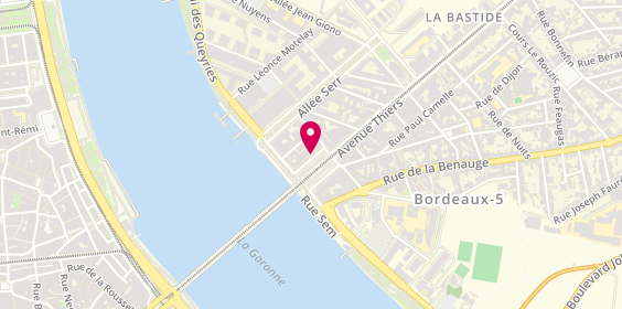 Plan de Agence la Bastide, 16 Place Stalingrad, 33100 Bordeaux