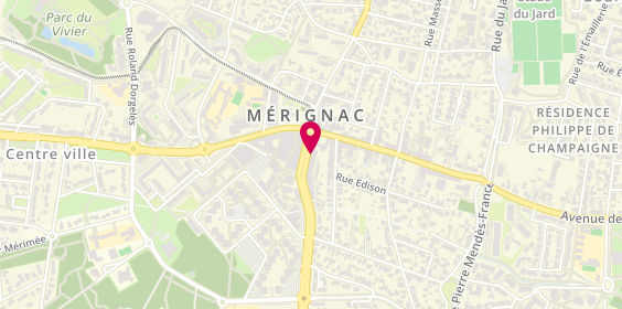 Plan de Crédit Mutuel du Sud Ouest MERIGNAC, 12 avenue du Maréchal Leclerc, 33700 Mérignac