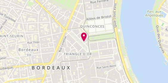Plan de Banque Populaire Aquitaine Centre Atlantique, 3 Allée de Tourny, 33000 Bordeaux
