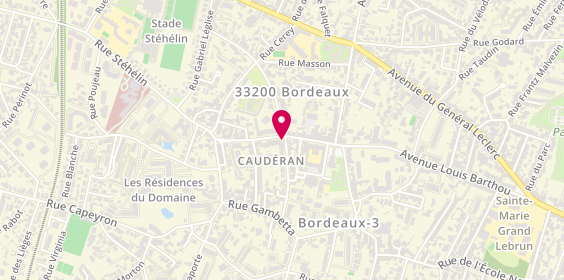 Plan de Crédit Agricole, 150 avenue Louis Barthou, 33200 Bordeaux