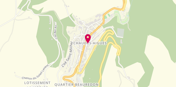 Plan de Crédit Agricole Centre France - Chaudes-Aigues, 8 Pl. Du Marché, 15110 Chaudes-Aigues