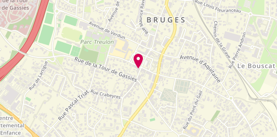 Plan de Agence Bruges, Rue Theodore Bellemer
Résidence le Madrigal, 33520 Bruges