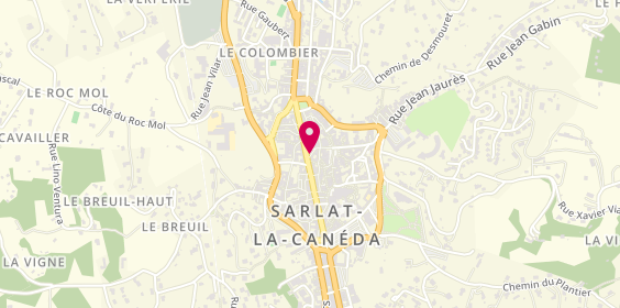 Plan de LCL Banque et assurance, 15 Rue de la République, 24200 Sarlat-la-Canéda