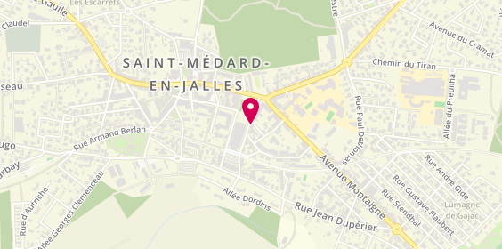 Plan de St Medard en Jalles, 14 Place de la Republique, 33160 Saint-Médard-en-Jalles