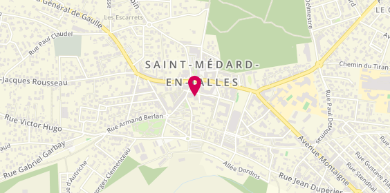 Plan de BNP Paribas - Saint Medard en Jalles, 11 Rue François Mitterand, 33160 Saint-Médard-en-Jalles