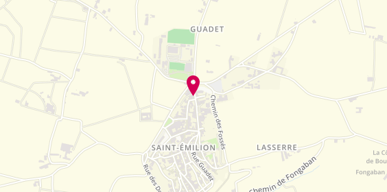 Plan de Agence Saint Emilion, 7 Rue Guadet, 33330 Saint-Émilion