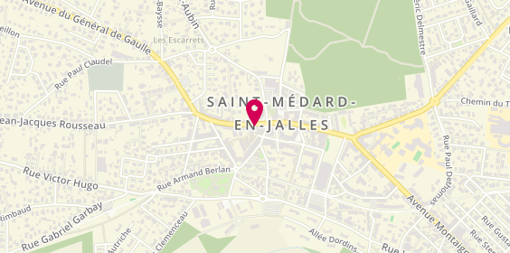 Plan de Caisse Credit Mutuel St Medard en Jalles, 86 A 88
86 Avenue Montesquieu, 33160 Saint-Médard-en-Jalles