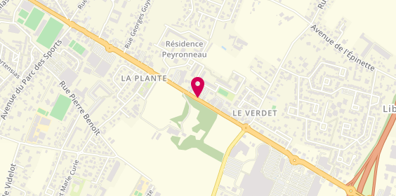 Plan de Agence Libourne Peyronneau, 87 avenue du Général de Gaulle, 33500 Libourne