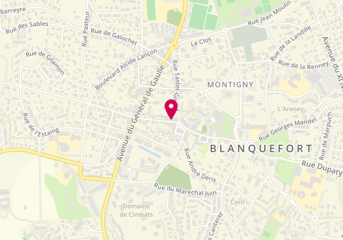 Plan de Sg, 9 Rue Gambetta, 33290 Blanquefort