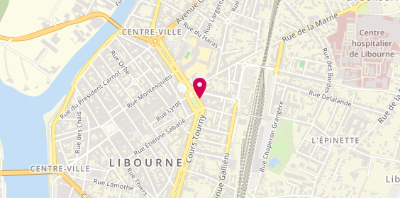 Plan de Banque Populaire Aquitaine Centre Atlantique, 29 place Decazes, 33500 Libourne