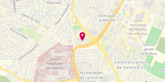 Plan de Crédit Agricole Valence - Centre d'Affaires Entreprises Isardrome, 290 Rue Faventines, 26000 Valence