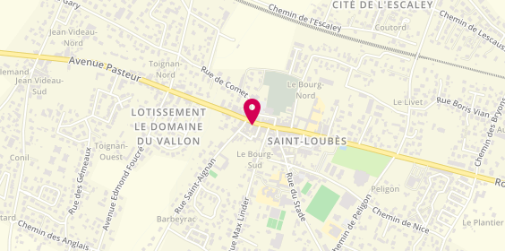 Plan de AXA, 37 avenue de la République, 33450 Saint-Loubès