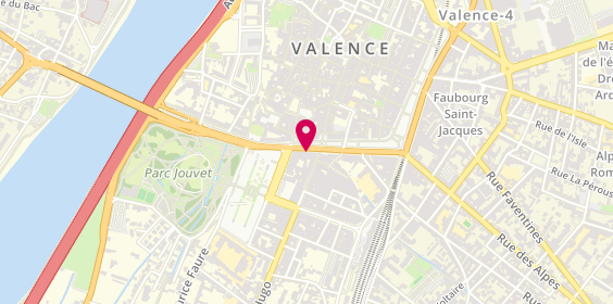 Plan de Hsbc - Succursale Valence, 8 Place République, 26000 Valence