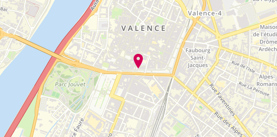 Plan de BNP Paribas - Valence, 1 Boulevard Bancel, 26000 Valence