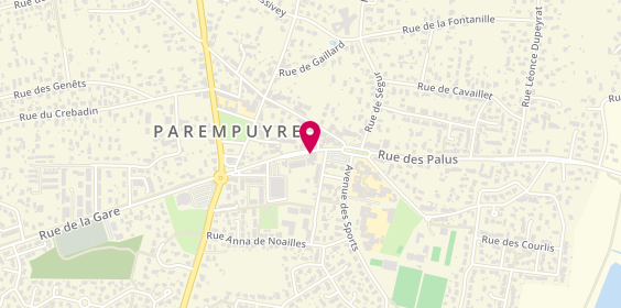 Plan de Agence Parempuyre, 38, Rue
38, Rue Av. Durand Dassier, 33290 Parempuyre