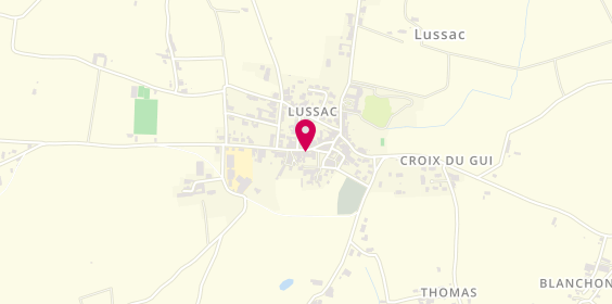 Plan de Agence Lussac, 8 Rue Gambetta
Le Bourg, 33570 Lussac