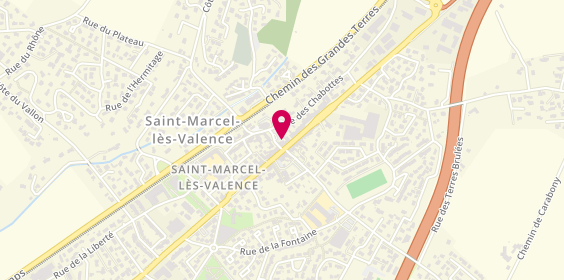 Plan de Crédit Agricole Sud Rhône Alpes, 50 avenue de Provence, 26320 Saint-Marcel-lès-Valence