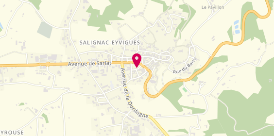 Plan de Groupama Centre Atlantique, Champ de Mars, 24590 Salignac-Eyvigues