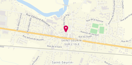 Plan de Agence St Seurin Sur l'Isle, 4 Rue Jean Jaurès, 33660 Saint-Seurin-sur-l'Isle