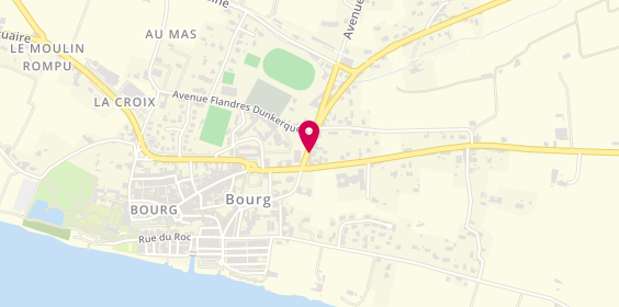 Plan de Agence Bourg Sur Gironde, 9 Av. Du Général de Gaulle, 33710 Bourg