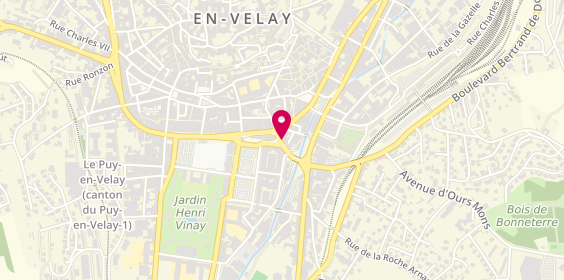 Plan de BNP Paribas - le Puy, 11 avenue Georges Clemenceau, 43000 Le Puy-en-Velay