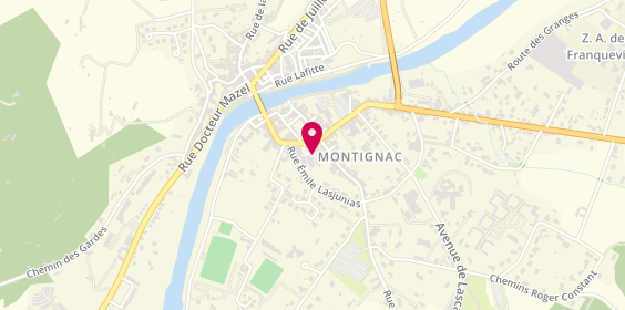 Plan de Agence Montignac, Bertrand de Born, 24290 Montignac-Lascaux