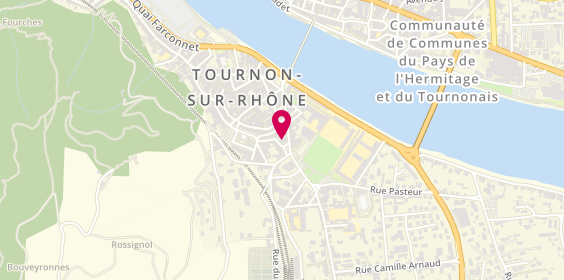 Plan de BNP Paribas - Tournon Sur Rhone, 5 Rue du parc, 07300 Tournon-sur-Rhône