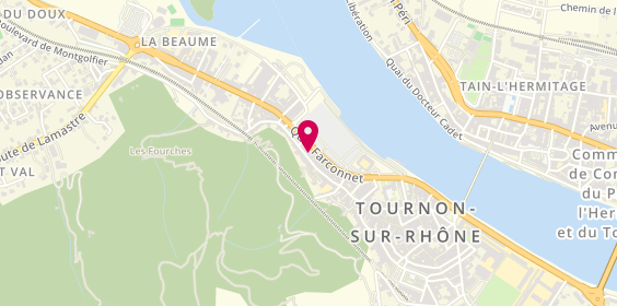 Plan de LCL, 38 Quai Farconnet, 07300 Tournon-sur-Rhône