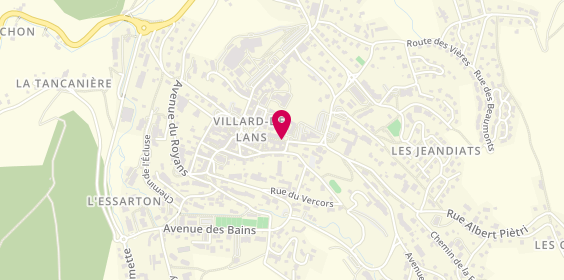 Plan de Caisse d'Epargne Villard de Lans, 113 Rue République, 38250 Villard-de-Lans