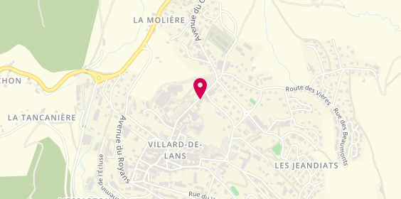 Plan de Credit Agricole Mutuel Sud Rhone Al, 281 avenue du Général de Gaulle, 38250 Villard-de-Lans