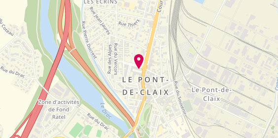 Plan de Banque Populaire, 1 Rue du Trièves, 38800 Le Pont-de-Claix