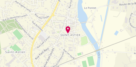 Plan de St Astier, 10 place de la République, 24110 Saint-Astier
