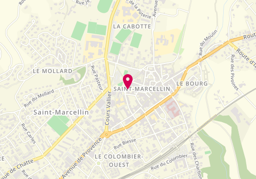 Plan de MACIF, 30 Boulevard du Champ de Mars, 38160 Saint-Marcellin