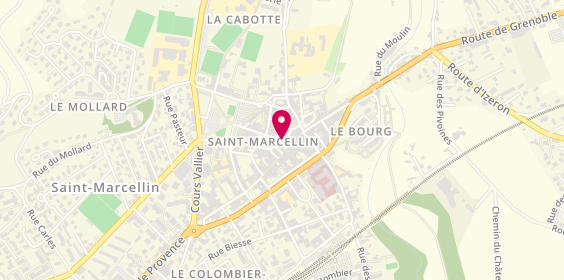 Plan de BNP Paribas - Saint Marcellin, 6 place Jean Vinay, 38160 Saint-Marcellin