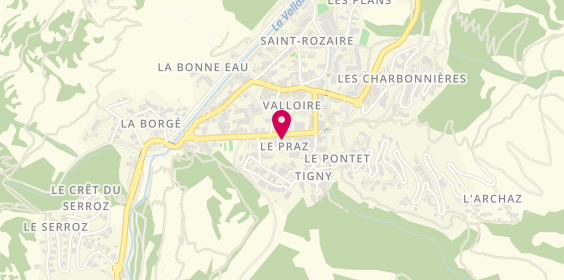 Plan de Banque de Savoie - Valloire, Av. De la Vall. d'Or, 73450 Valloire
