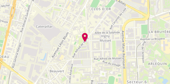 Plan de Crédit Mutuel, 41 Rue Alfred de Vigny, 38100 Grenoble