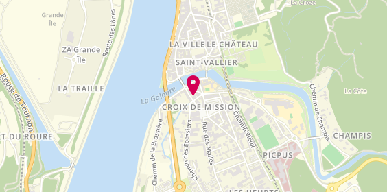 Plan de Crédit Mutuel, 5 avenue Désiré Valette, 26240 Saint-Vallier
