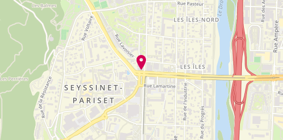 Plan de Seyssinet Pariset, 37 Boulevard des Frères Desaire, 38170 Seyssinet-Pariset