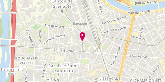 Plan de Société Générale, 10 Rue Abbé Grégoire, 38000 Grenoble