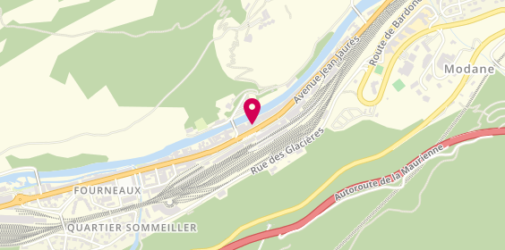 Plan de Banque de Savoie - Modane, 8 place Sommeiller, 73500 Modane