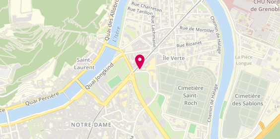 Plan de BNP Paribas - Grenoble Ile Verte, 41 avenue Maréchal Randon, 38000 Grenoble