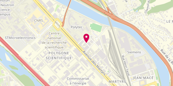 Plan de BTP Banque, 88 avenue des Martyrs, 38000 Grenoble